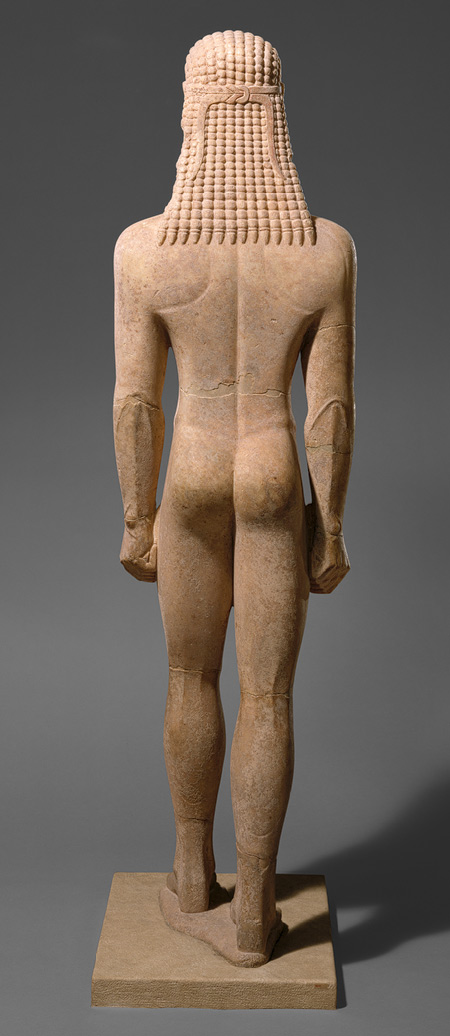 The New York Kouros, back view