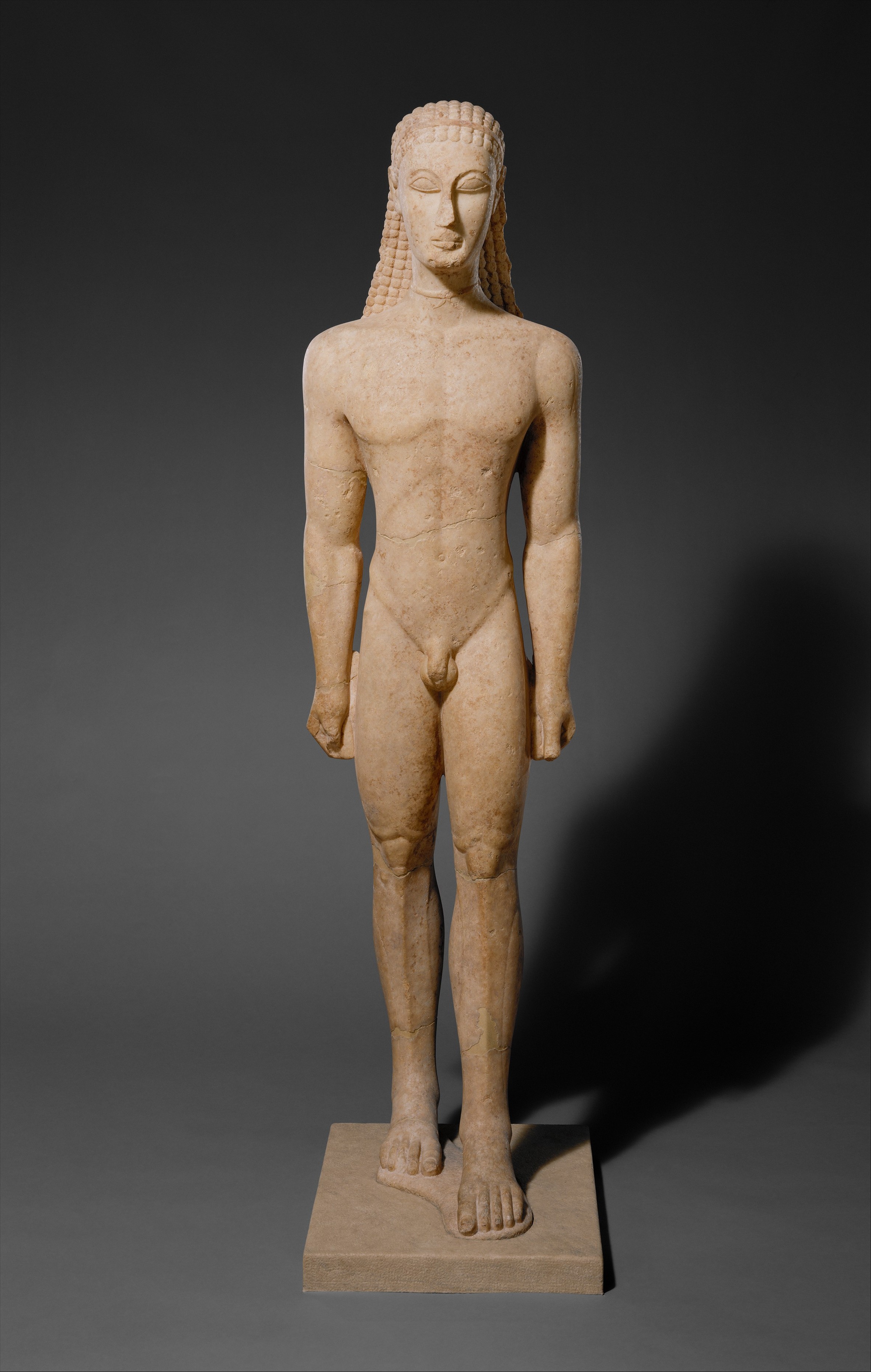 The New York Kouros, front view