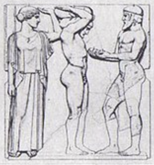 Apples of the Hesperides metope