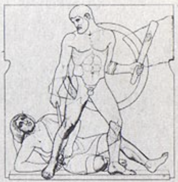 Belt of Hippolyte metope