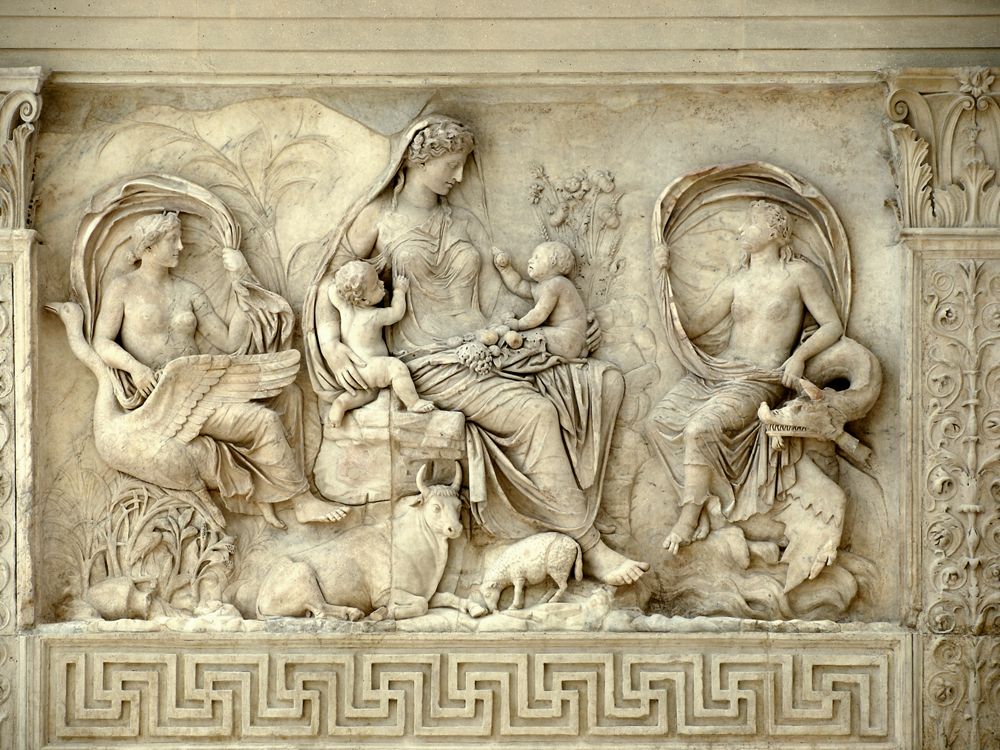Ara Pacis Tellus / Venus / Pax panel