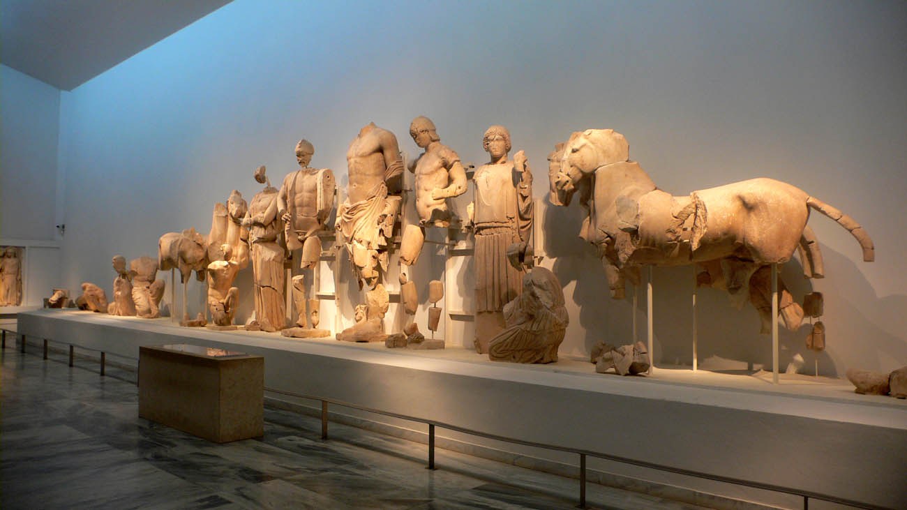 East pediment of the Temple of Zeus