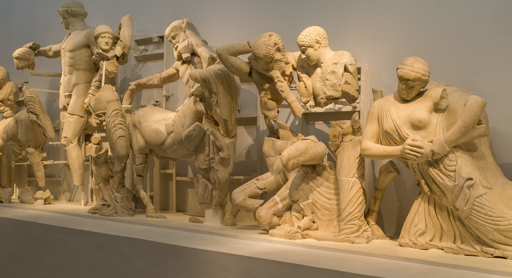 West pediment of the Temple of Zeus