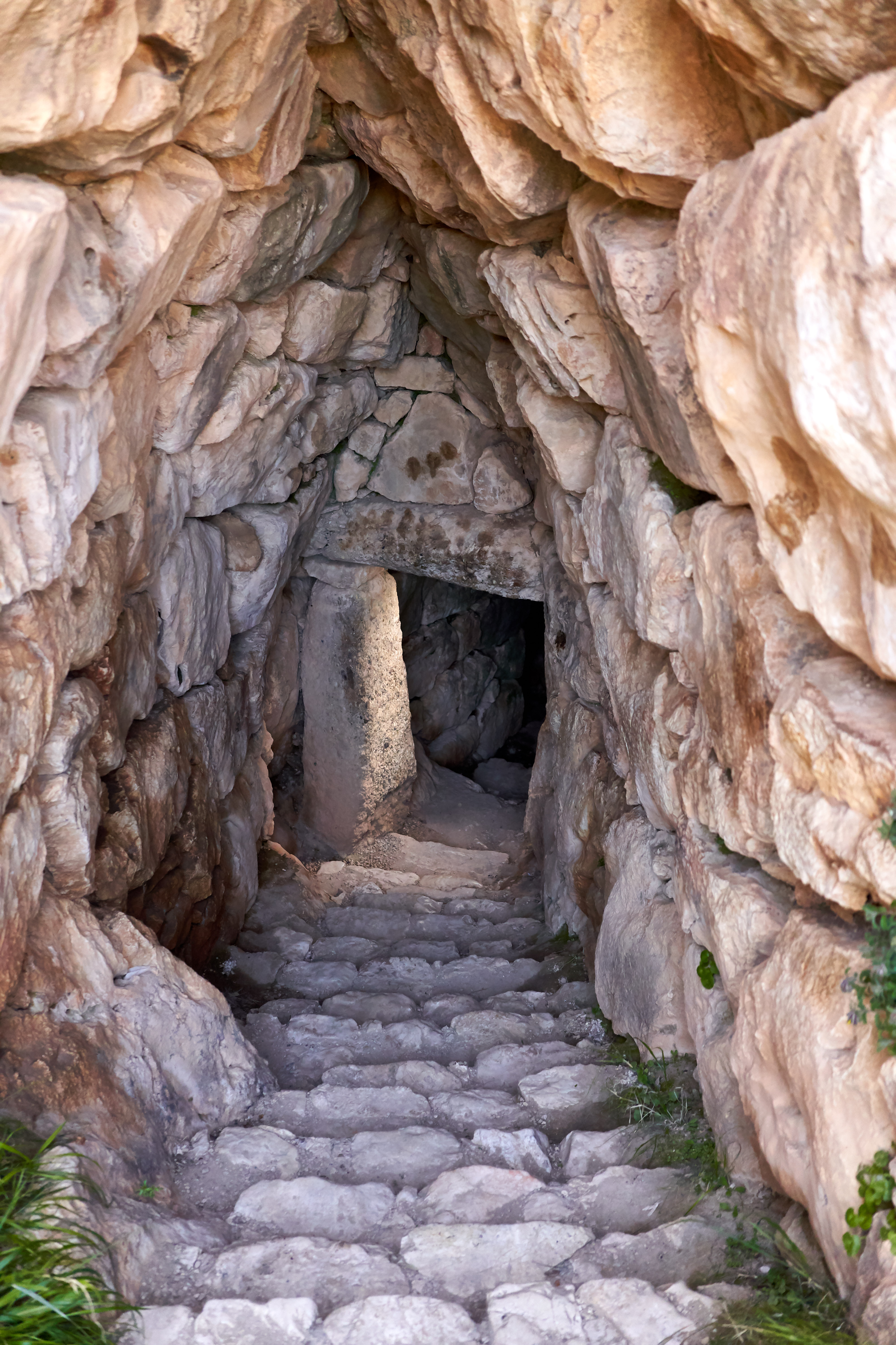 The underground cistern passage at Mycenae
