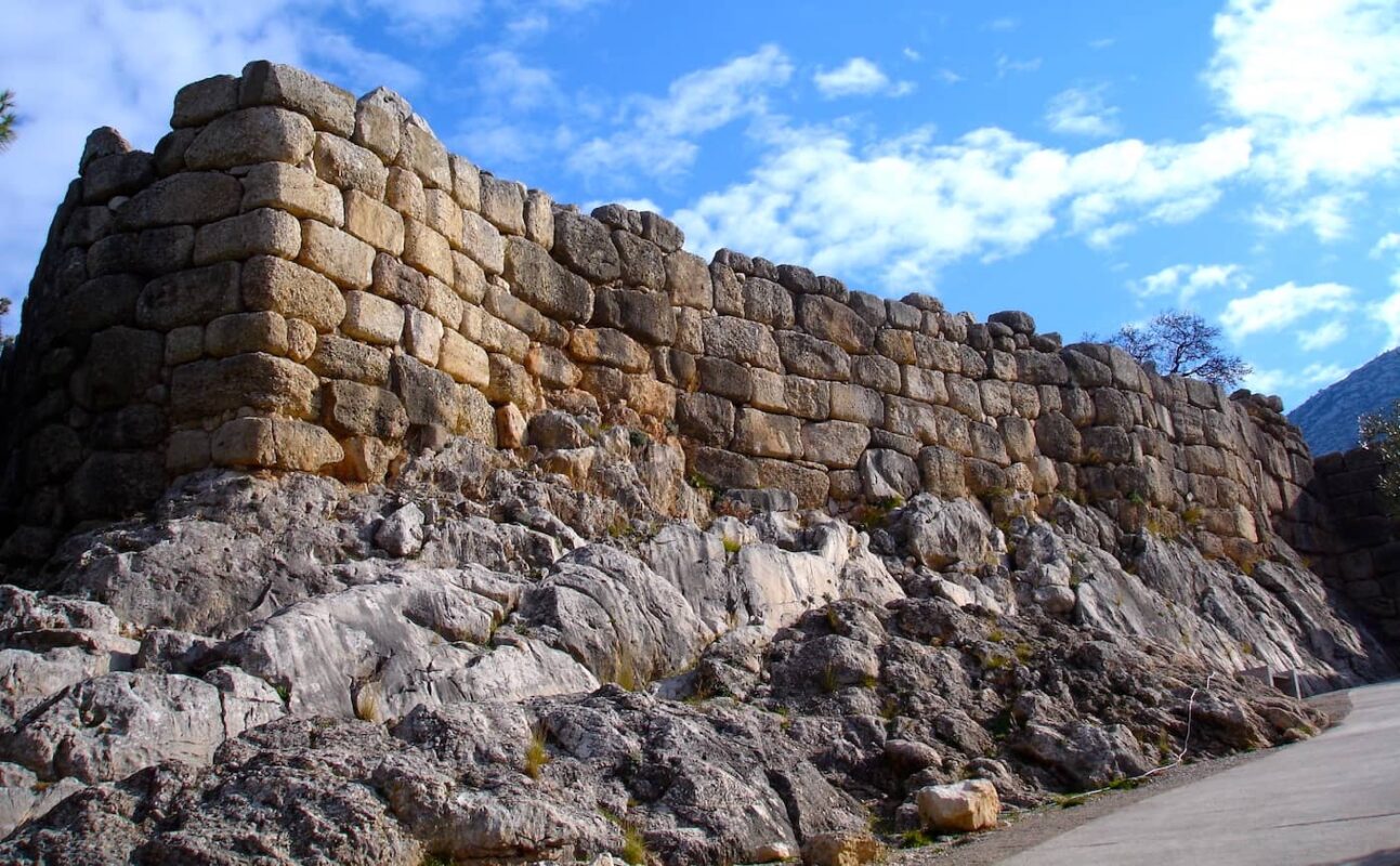 The Cyclopean walls of Mycenae