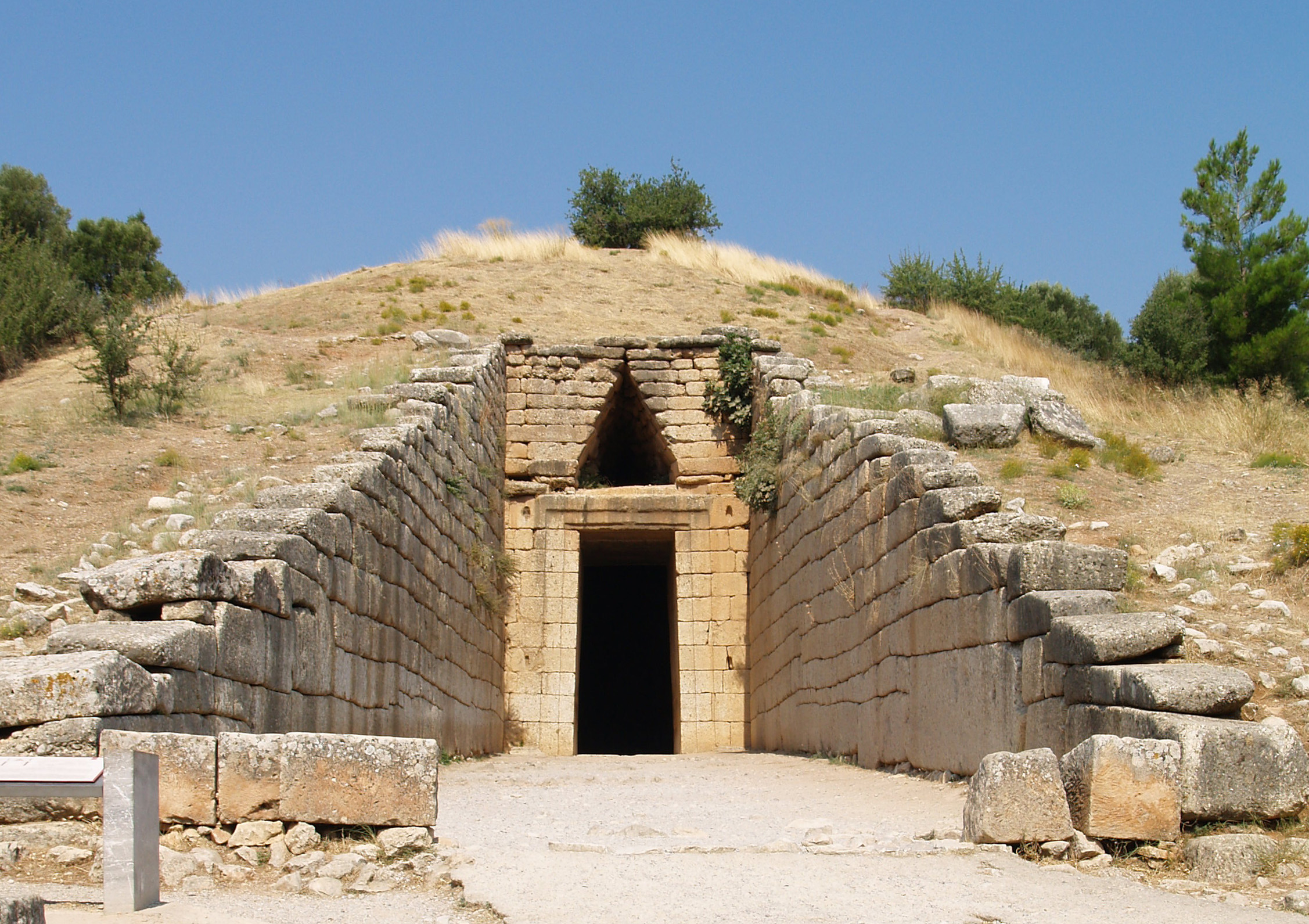 The Treasury of Atreus tholos tomb at Mycenae