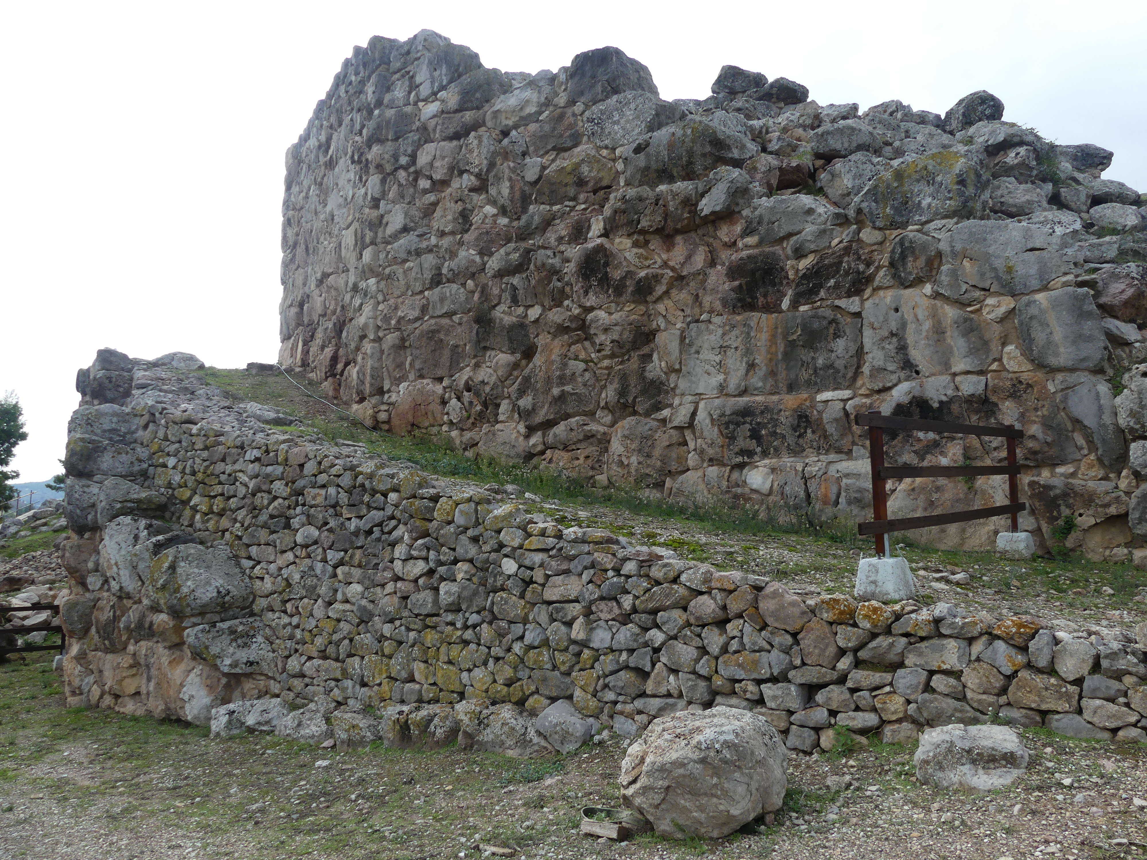 The great ramp and main gate at Tiryns