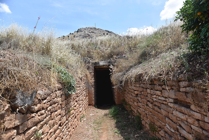 The tholos tomb near Tiryns